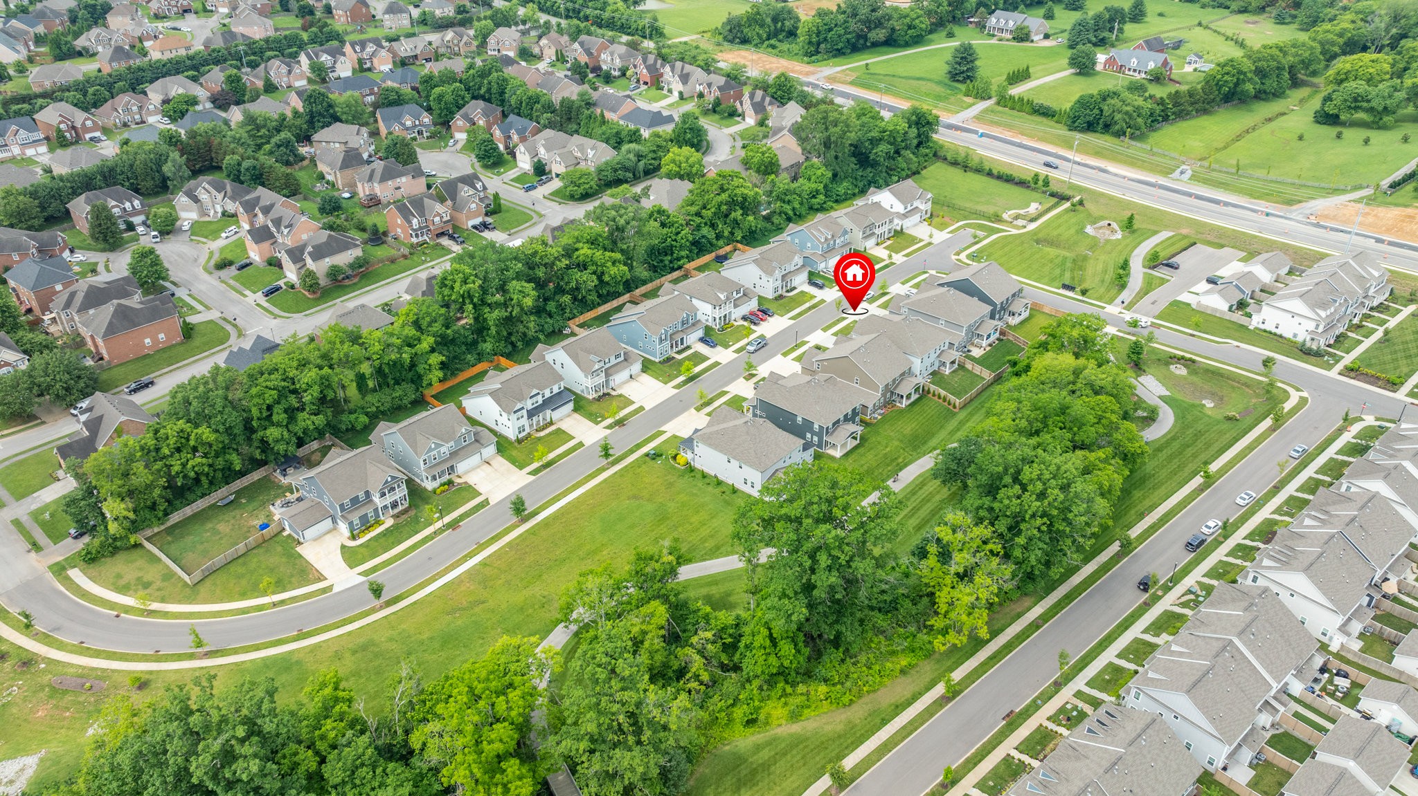 2110 Lequire Lane Spring Hill, TN 37174 - Photo 66 of 76 an aerial view of a house