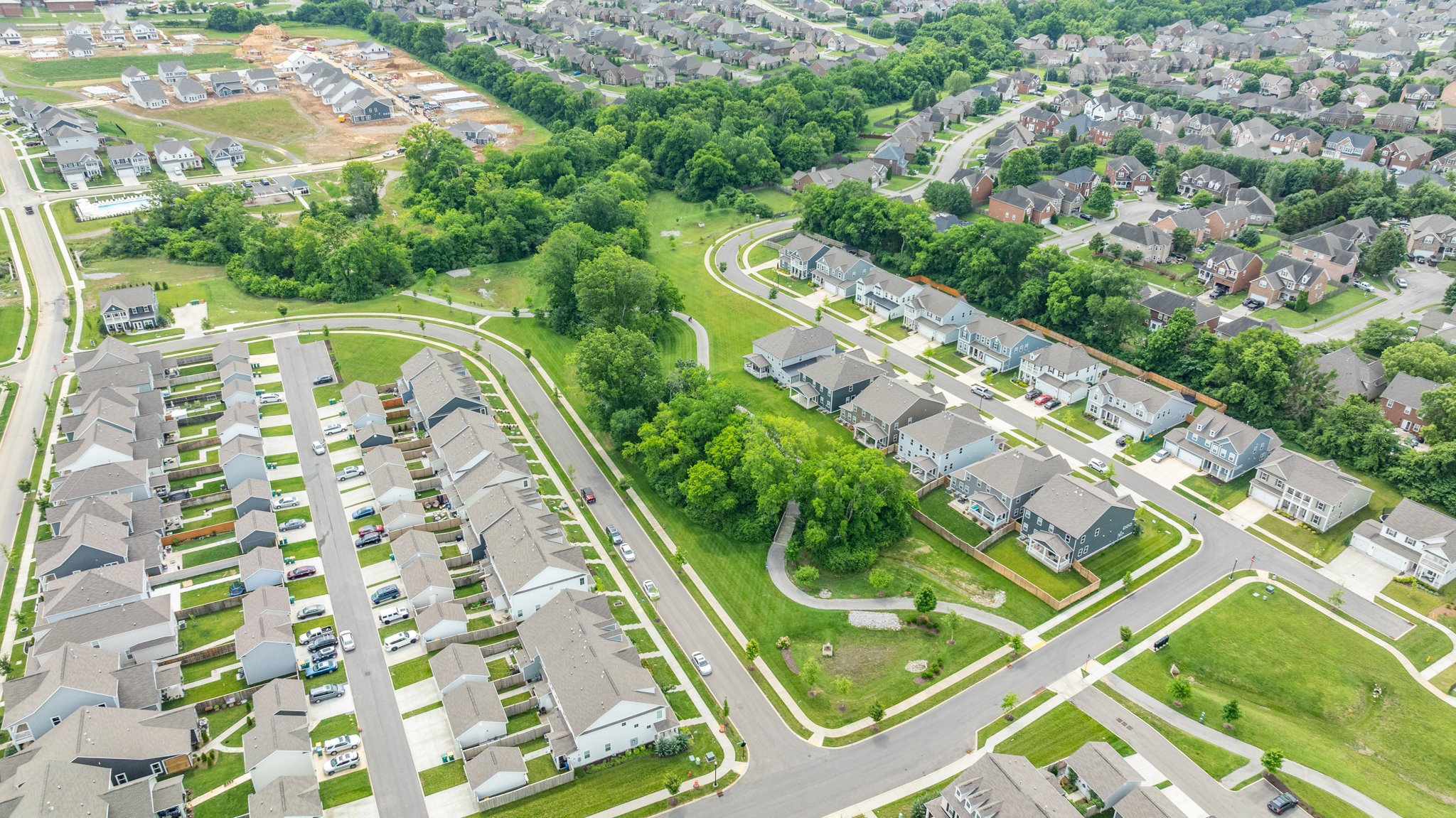 2110 Lequire Lane Spring Hill, TN 37174 - Photo 68 of 76 an aerial view of a city