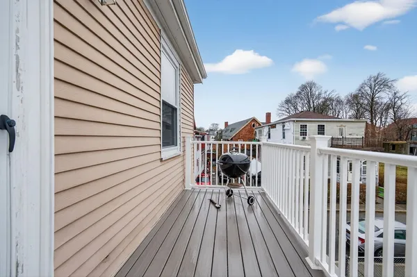 a view of balcony deck and patio
