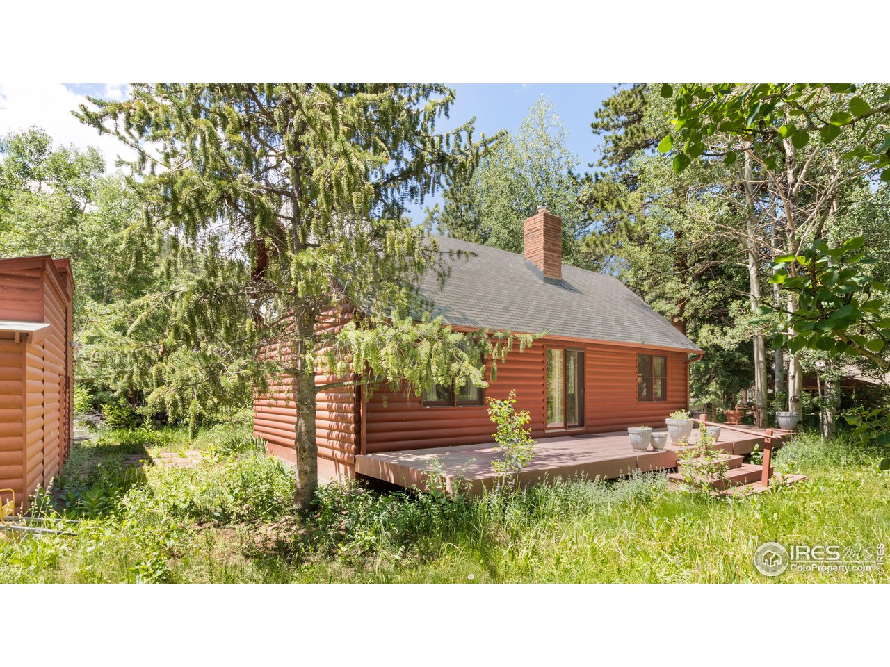 702 Riverside Drive Lyons, CO 80540 - Photo 16 of 19 a black and white photo of a house