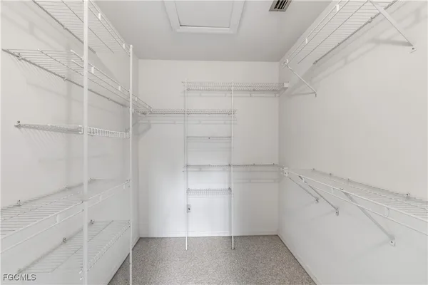 a view of walk in closet