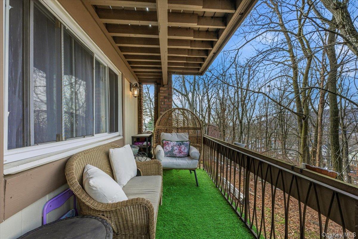 9 North James Street, Unit B Peekskill, NY 10566 - Photo 13 of 22 Private Balcony with a view