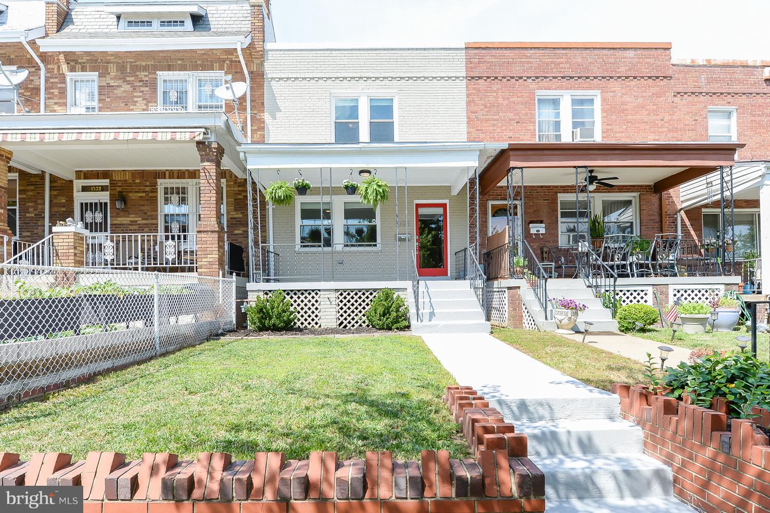 a view of a building with a outdoor space