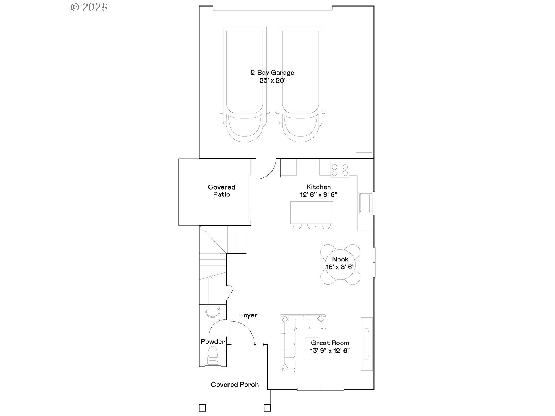 714 Merriott Lane Woodburn, OR 97071 - Photo 2 of 26 a picture of a bench in a white building