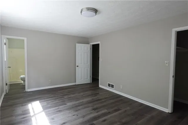 wooden floor in an empty room
