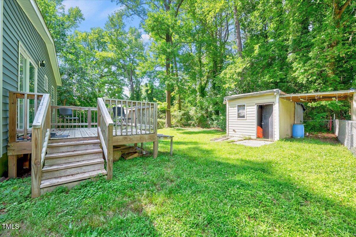 230 Parkland Road Raleigh, NC 27603 - Photo 11 of 18 Backyard