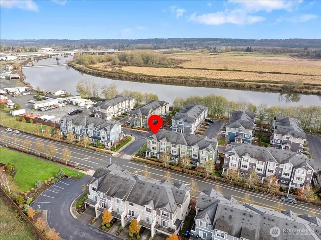 a view of city and ocean