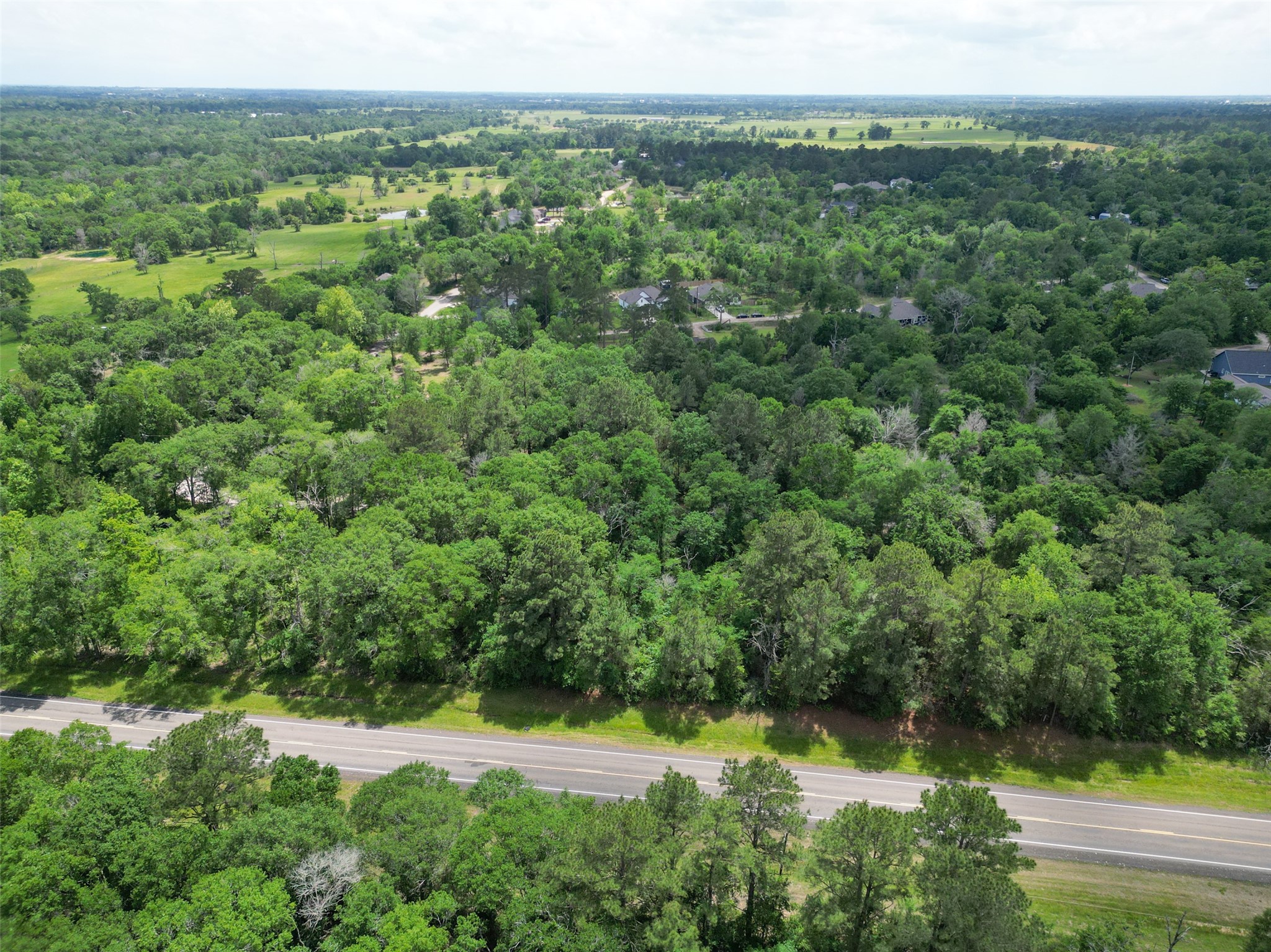 38006 Park View Drive Hempstead, TX 77445 - Photo 19 of 34 an aerial view of residential houses with outdoor space and trees