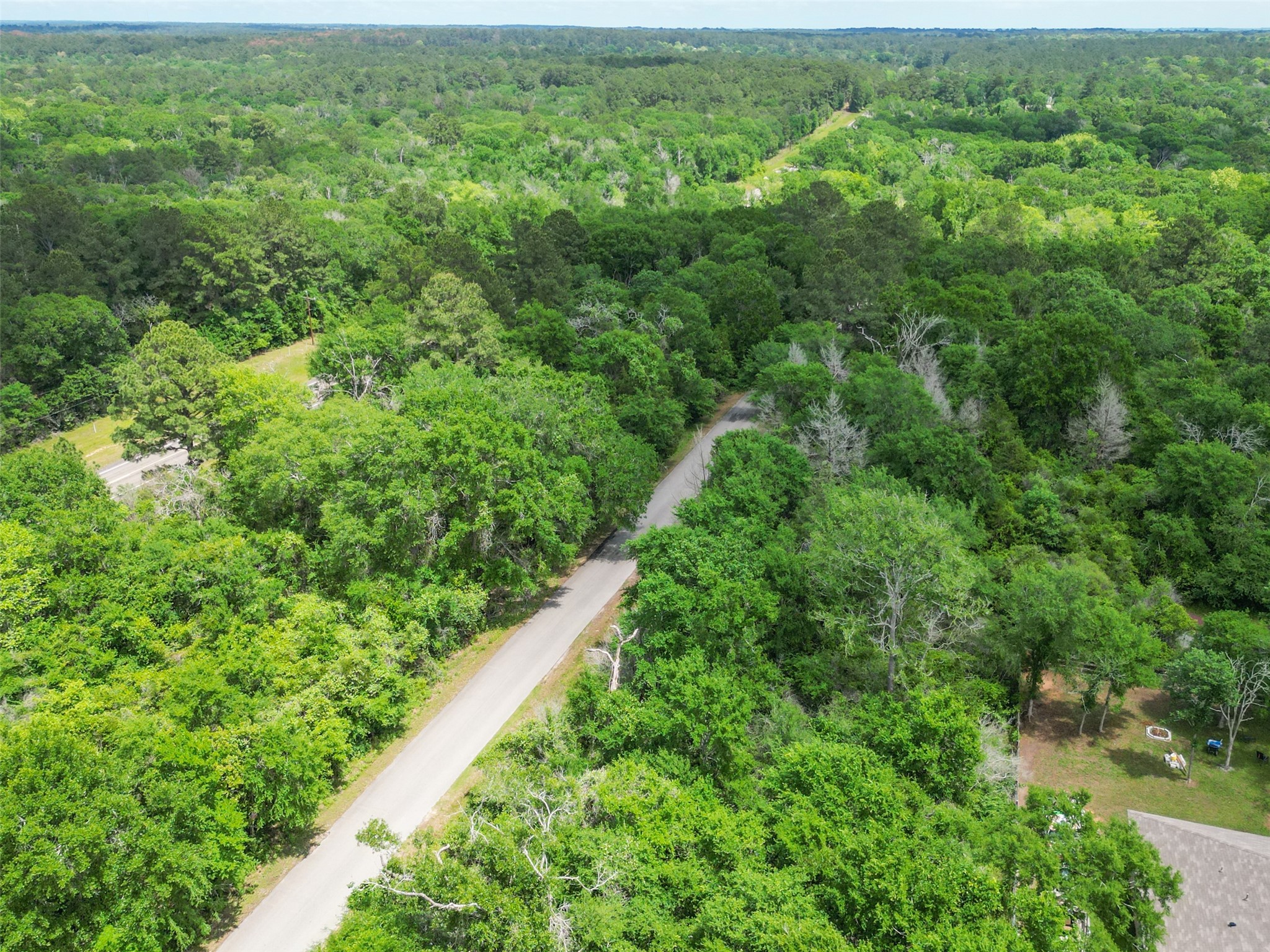 38006 Park View Drive Hempstead, TX 77445 - Photo 32 of 34 an aerial view of residential houses with outdoor space and trees