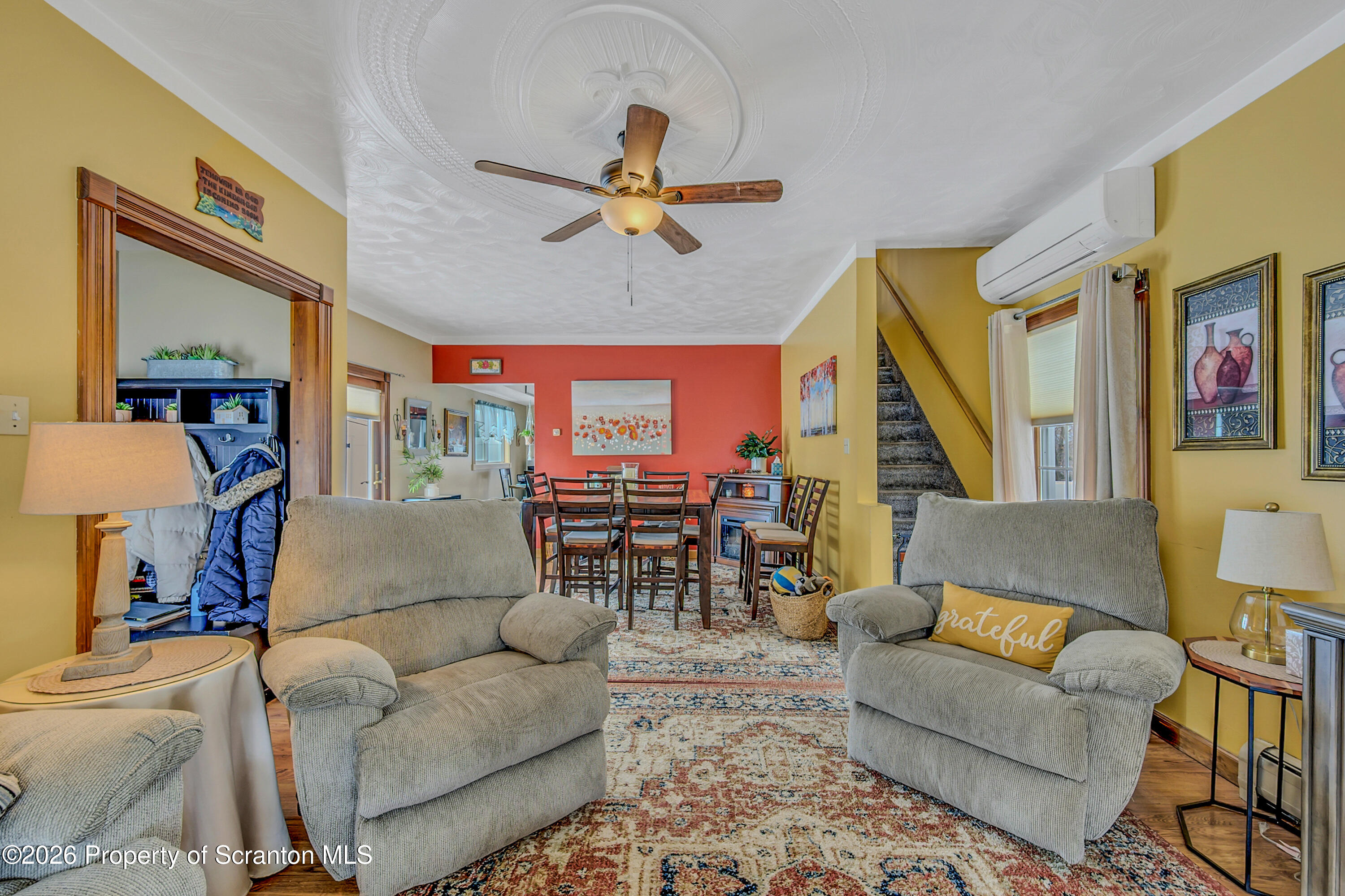 1803 Academy Street Scranton, PA 18504 - Photo 2 of 47 a living room with furniture and a window