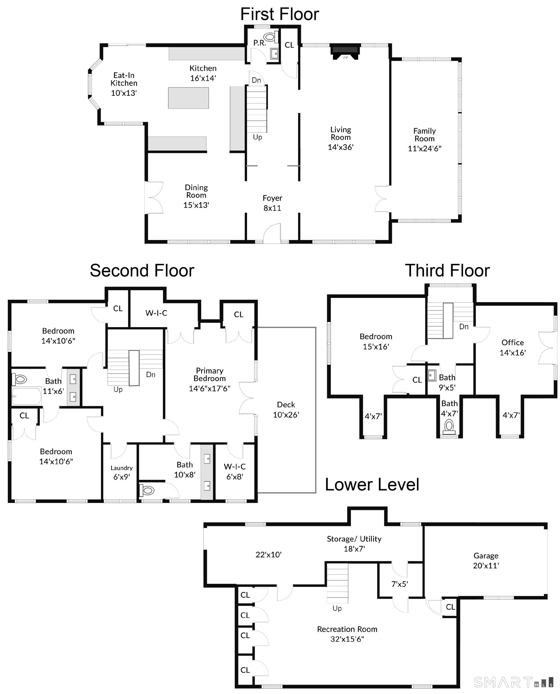 52 Chesterfield Road Stamford, CT 06902 - Photo 40 of 40 Floor plans