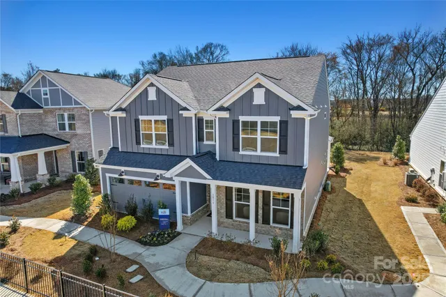 a front view of a house with porch