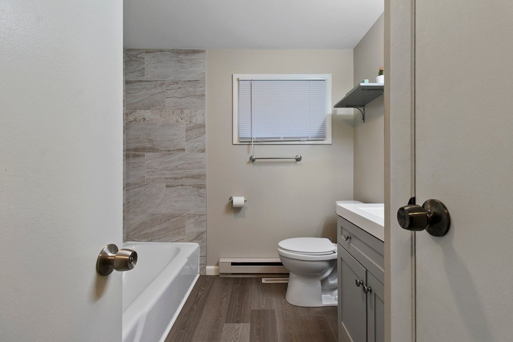 52 Portulaca Drive Springfield, MA 01129 - Photo 15 of 36 a bathroom with a toilet and a shower