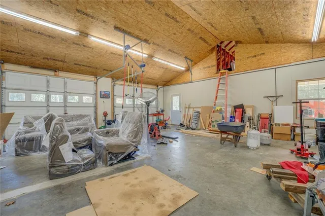 a view of a chairs and tables in patio