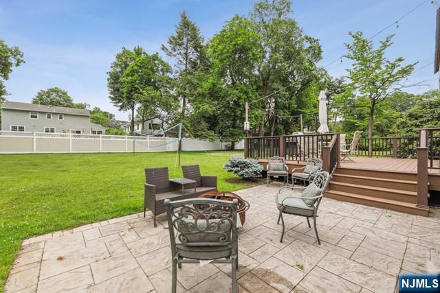 19 Center Street Cresskill, NJ 07626 - Photo 19 of 21 a view of a patio with garden and furniture