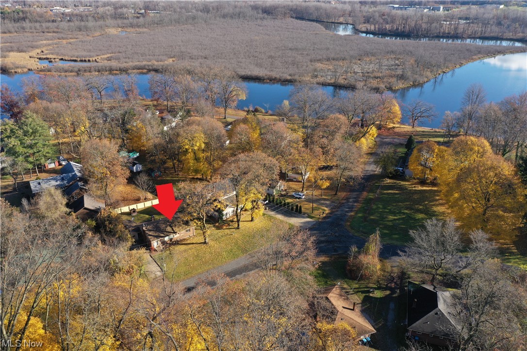 601 Shook Road Akron, OH 44319 - Photo 3 of 35 Birds eye view of property featuring a water view