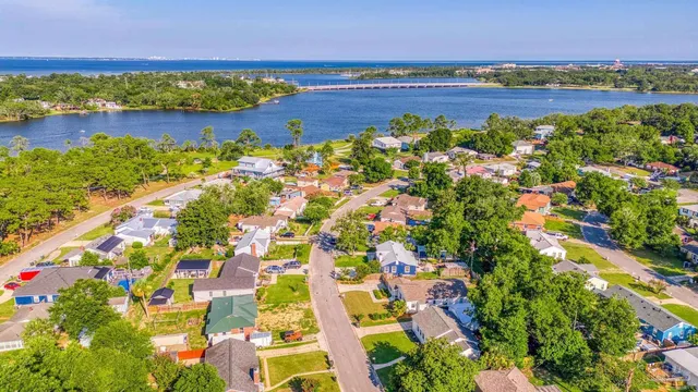 a view of lake and city