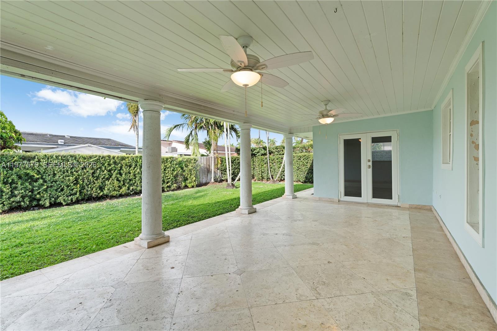 9741 Southwest 3rd Street Miami, FL 33174 - Photo 2 of 20 Beautiful covered patio, perfect for outdoor entertaining