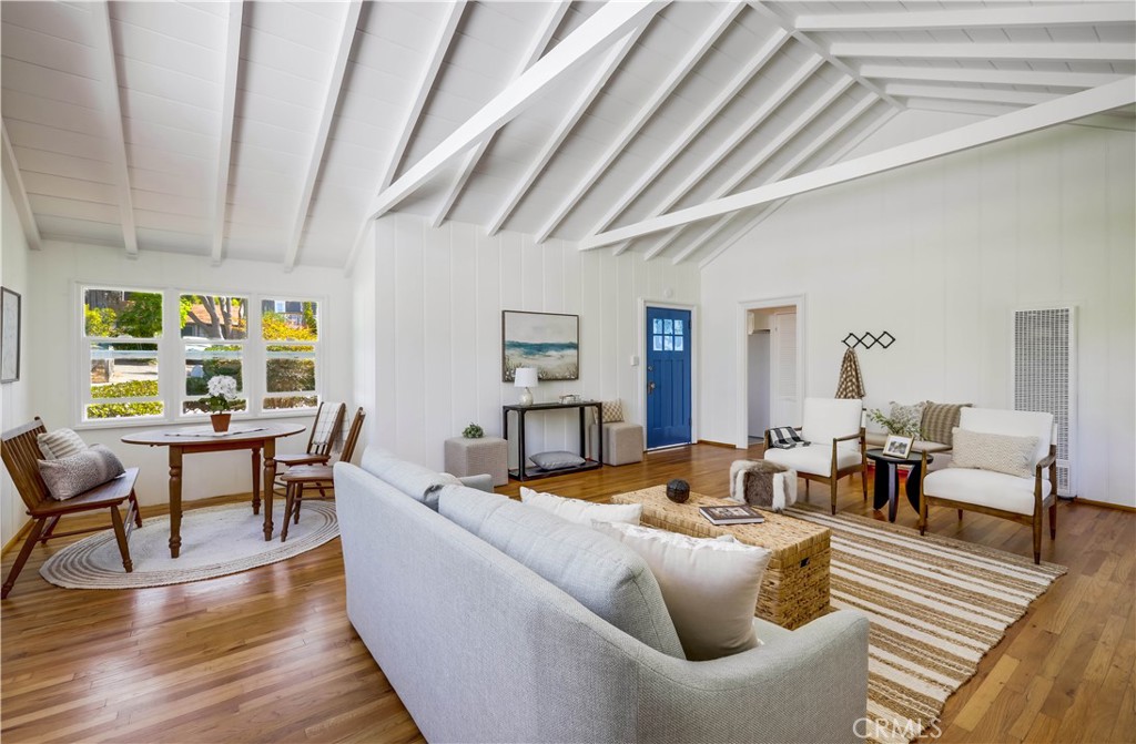 464 Agate Street, Unit A/B Laguna Beach, CA 92651 - Photo 9 of 75 a living room with furniture and wooden floor