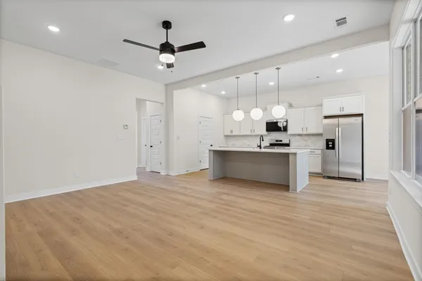 a backyard of a house