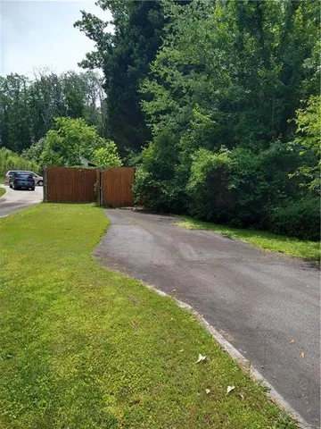 a view of outdoor space with trees