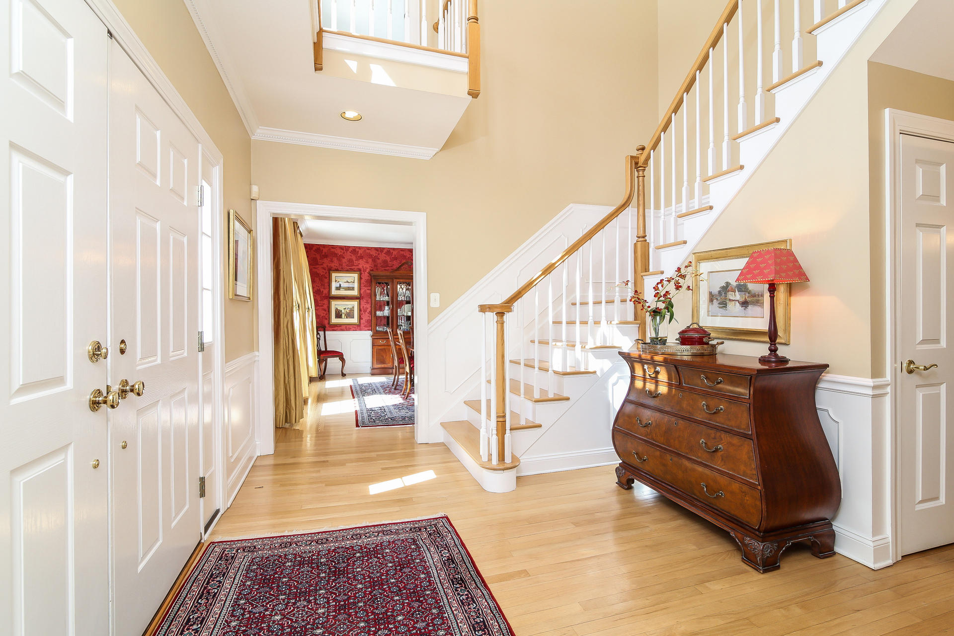 152 Old Studio Road New Canaan, CT 06840 - Photo 2 of 35 a living room with furniture and a fireplace