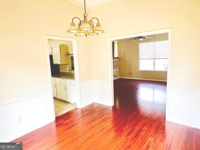 a view interior of the house and wooden floor