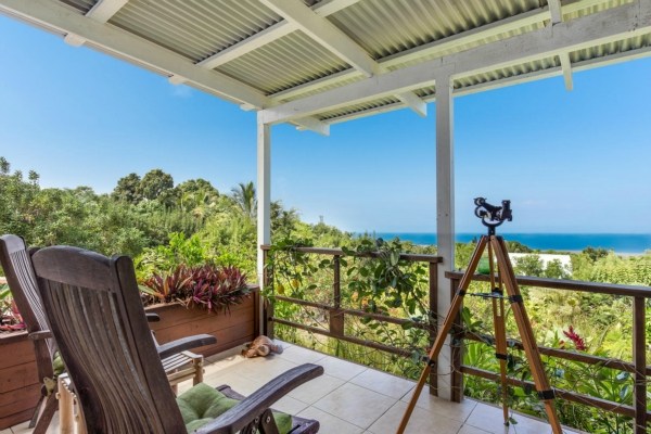 83-5366 Painted Church Road Captain Cook, HI 96704 - Photo 20 of 25 a view of balcony with furniture