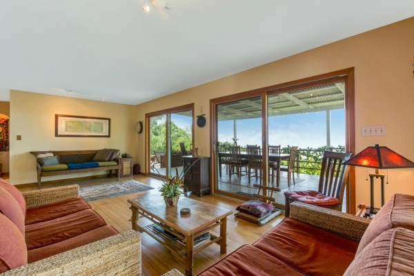83-5366 Painted Church Road Captain Cook, HI 96704 - Photo 3 of 25 a living room with furniture and a large window