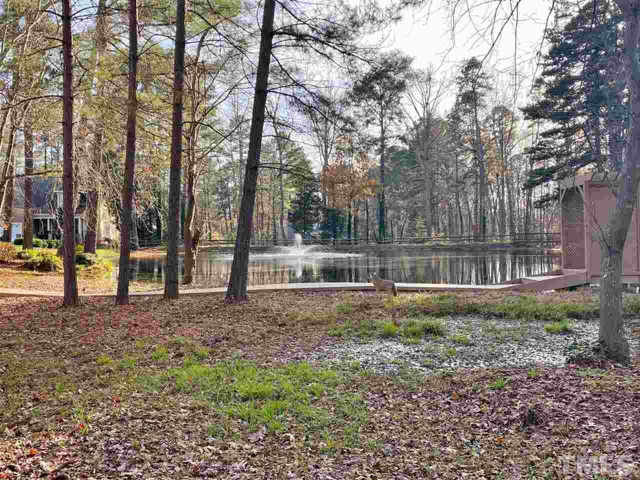 300 Bon Marche Lane Raleigh, NC 27615 - Photo 24 of 25 a backyard of apartments with large trees