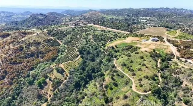 a view of a mountain with a outdoor space