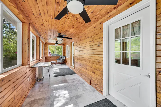 a view of balcony and patio