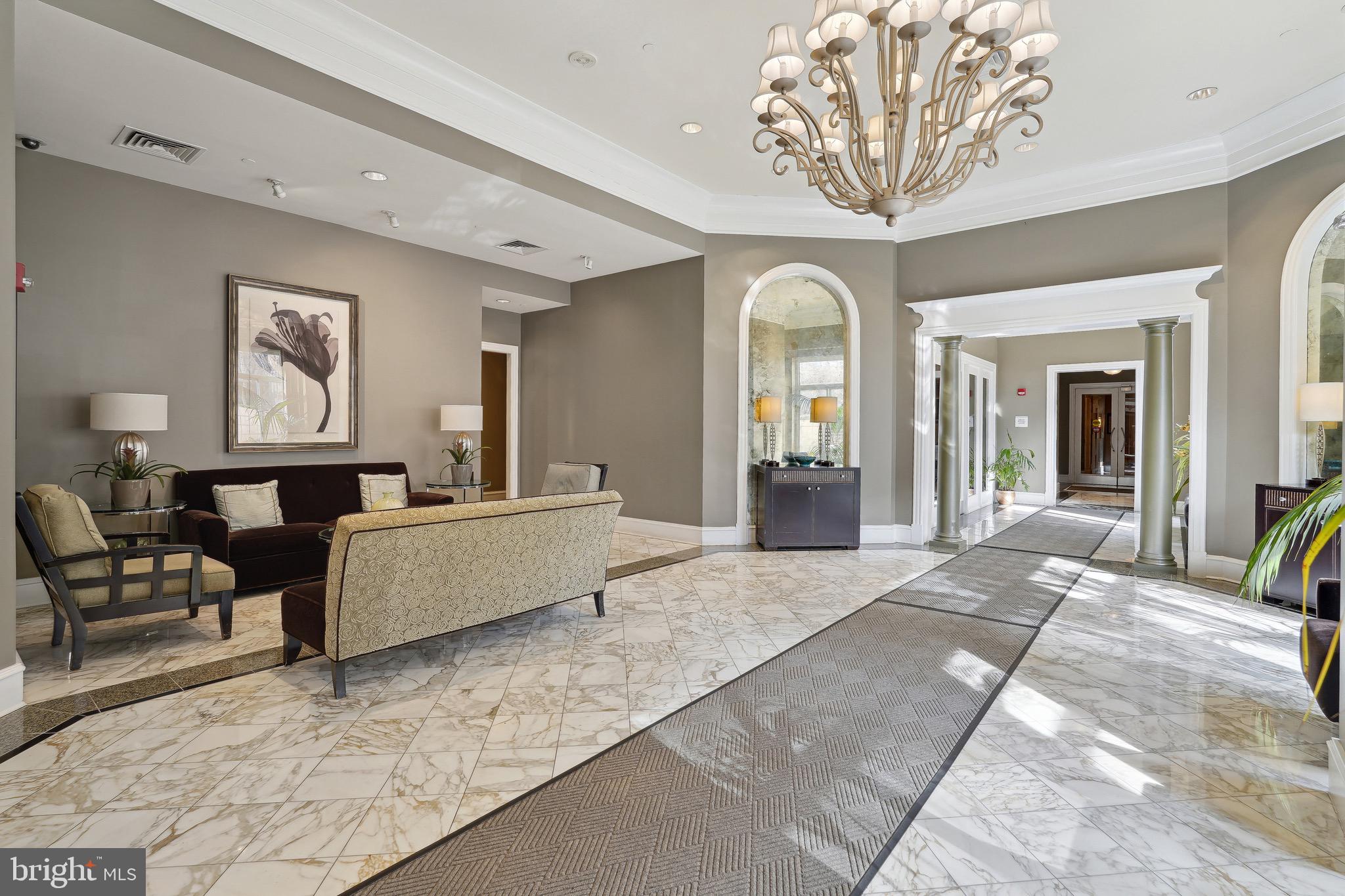 851 North Glebe Road, Unit 108 Arlington, VA 22203 - Photo 4 of 30 The Continental Lobby