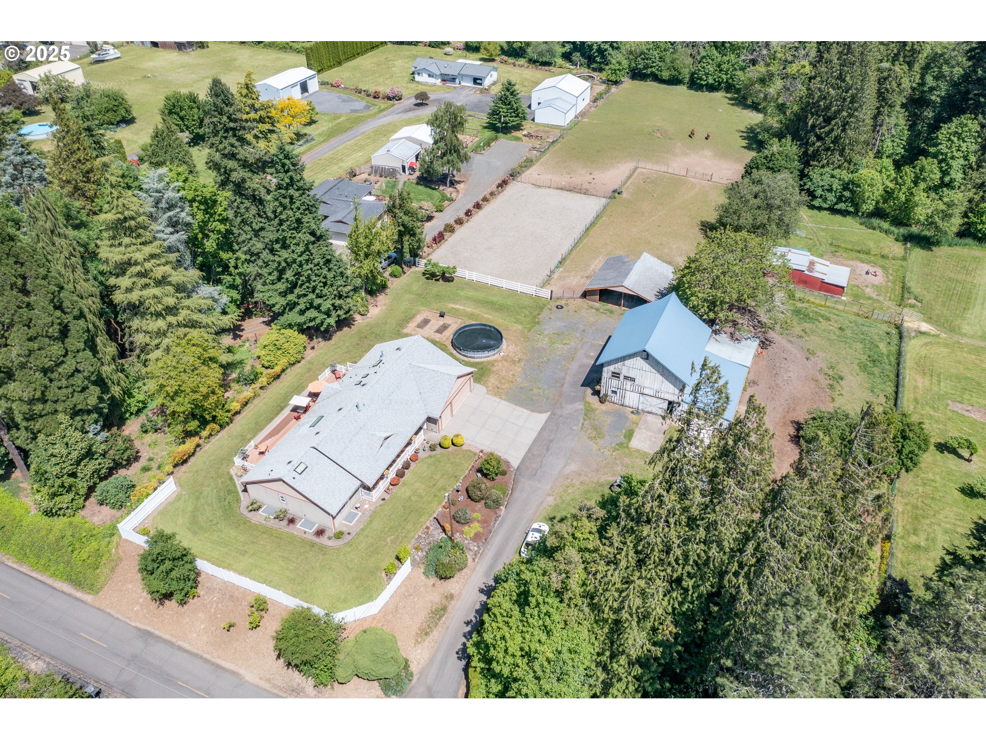 58348 Ross Road Warren, OR 97053 - Photo 4 of 27 an aerial view of a house with a yard