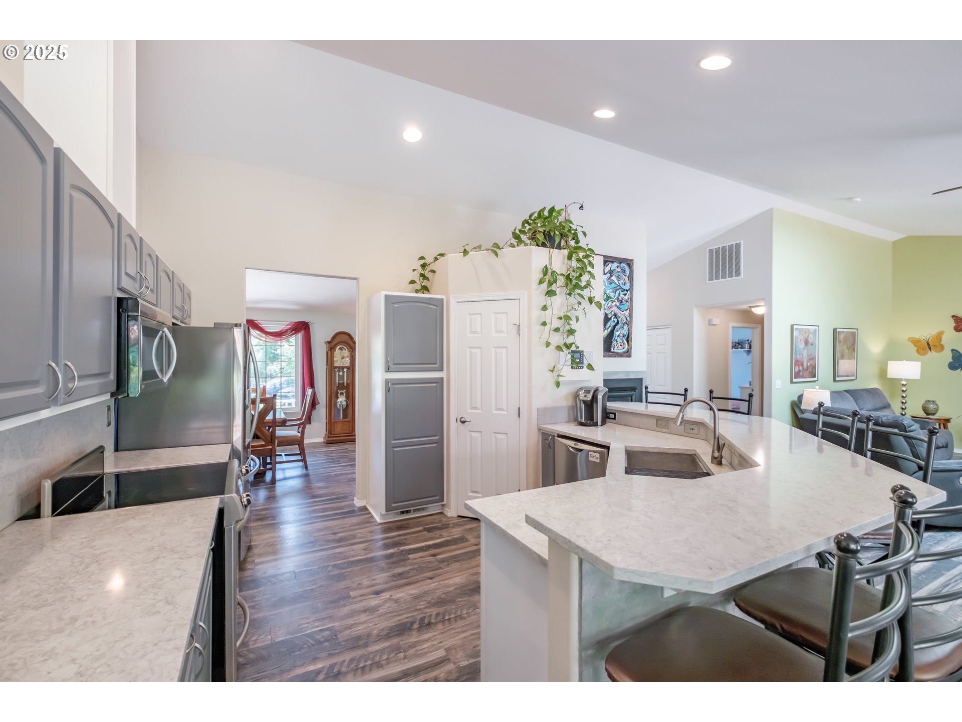 58348 Ross Road Warren, OR 97053 - Photo 8 of 27 a view of a dining room with furniture and wooden floor