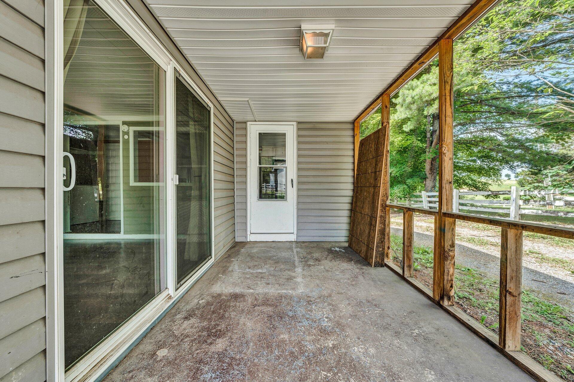 8342 Goodview Road Goodview, VA 24095 - Photo 22 of 30 a view of a porch