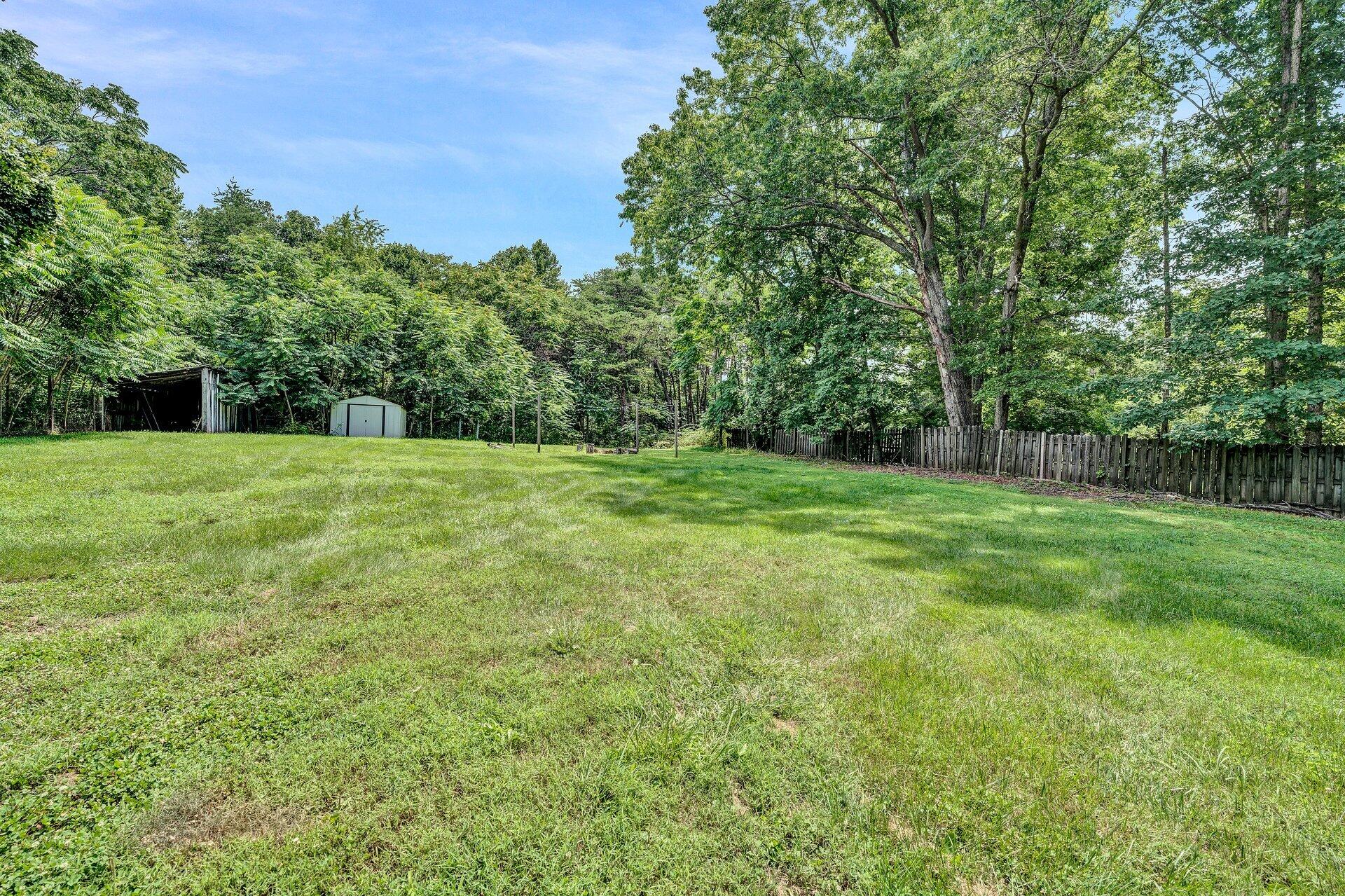 8342 Goodview Road Goodview, VA 24095 - Photo 25 of 30 a view of a grassy field with trees in the background
