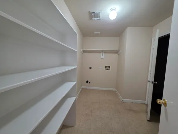 a view of an empty room