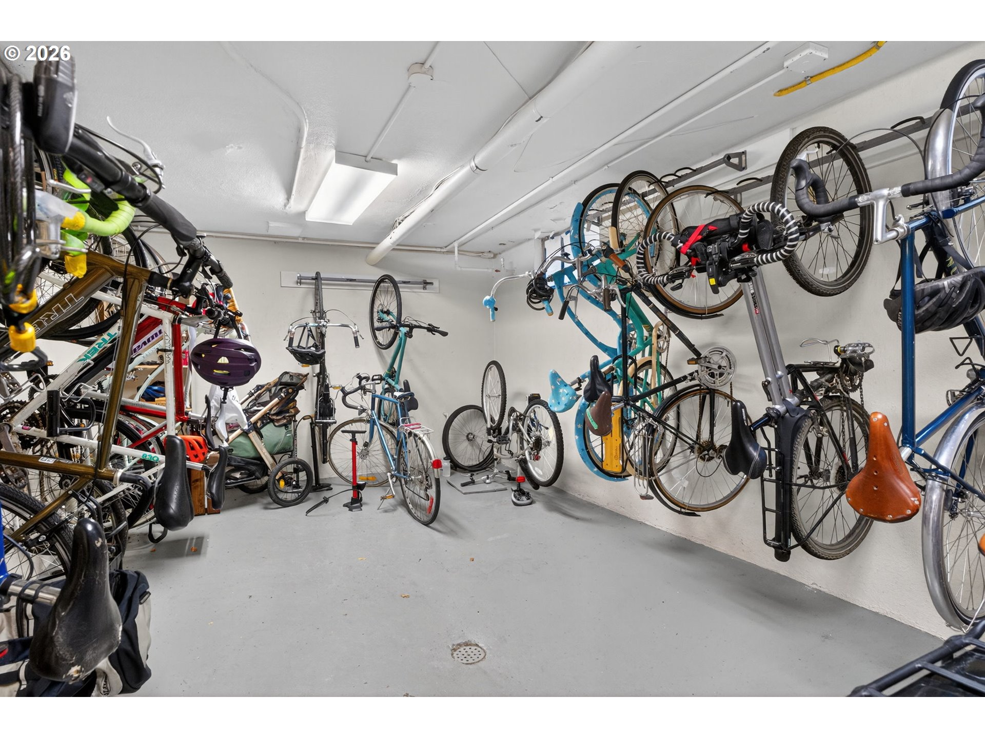 2325 Northeast Flanders Street, Unit 8 Portland, OR 97232 - Photo 28 of 42 a view of a garage with a bike