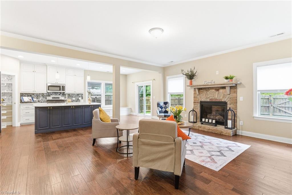 959 Longleaf Pine Place Mebane, NC 27302 - Photo 12 of 47 Living Room- Kitchen