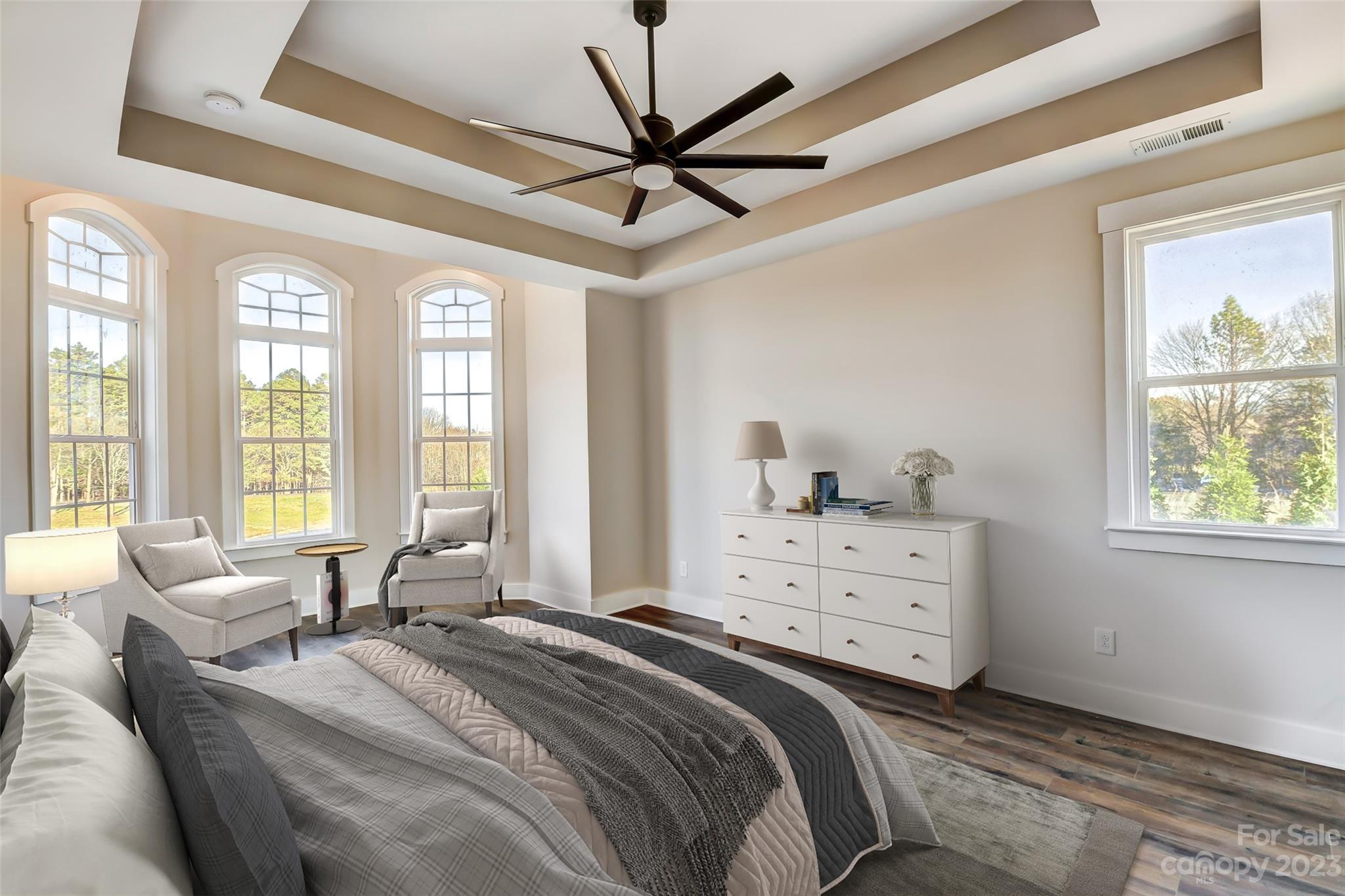4308 White Tail Lane Midland, NC 28107 - Photo 21 of 37 a bedroom with a bed and a large window