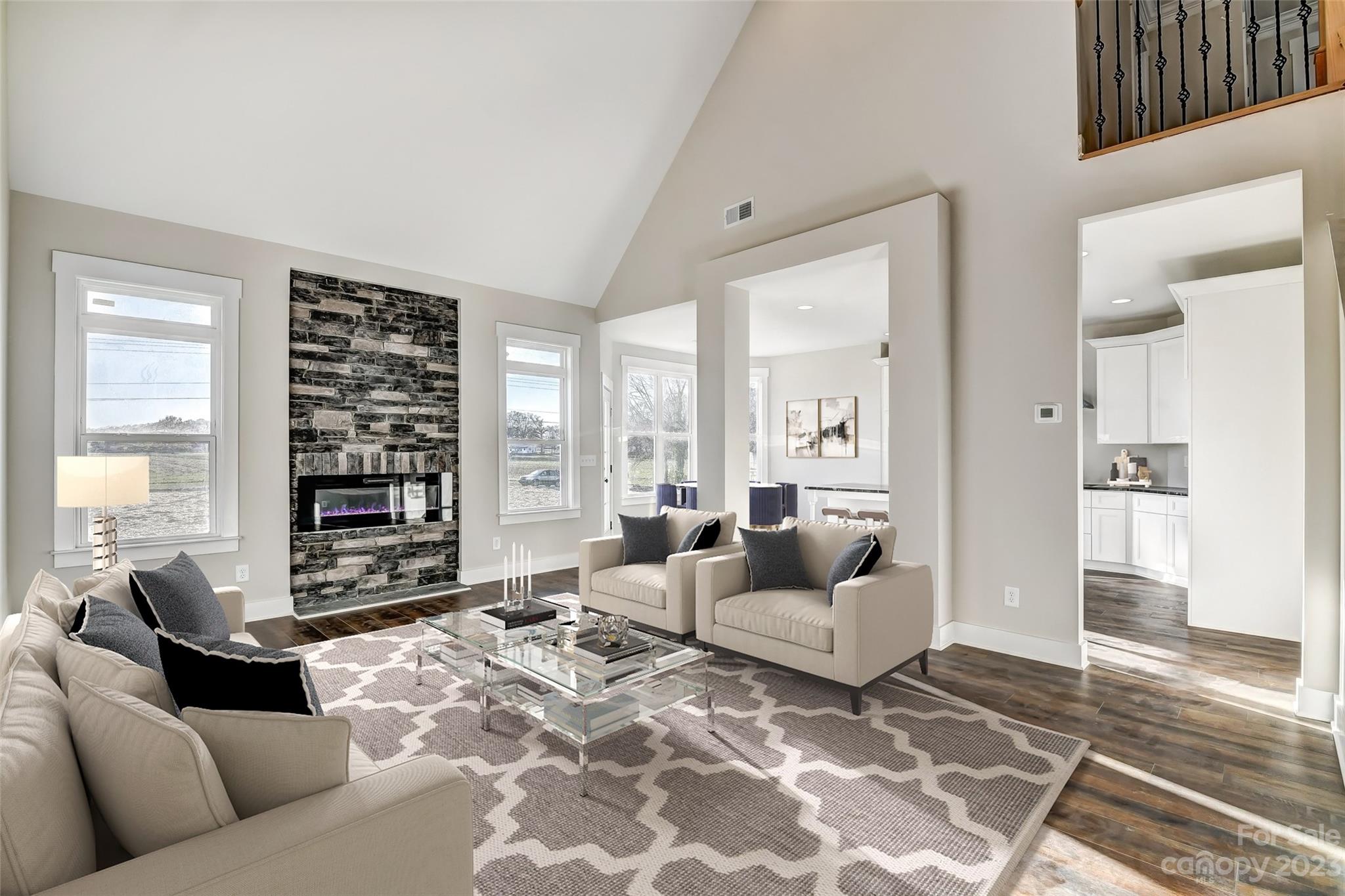 4308 White Tail Lane Midland, NC 28107 - Photo 5 of 37 a living room with furniture and a large window