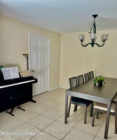 a room with furniture