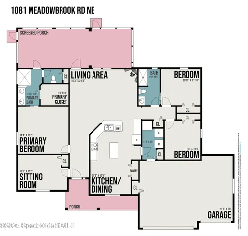 $395,000 | 1081 Meadowbrook Road Northeast, Palm Bay, FL 32905