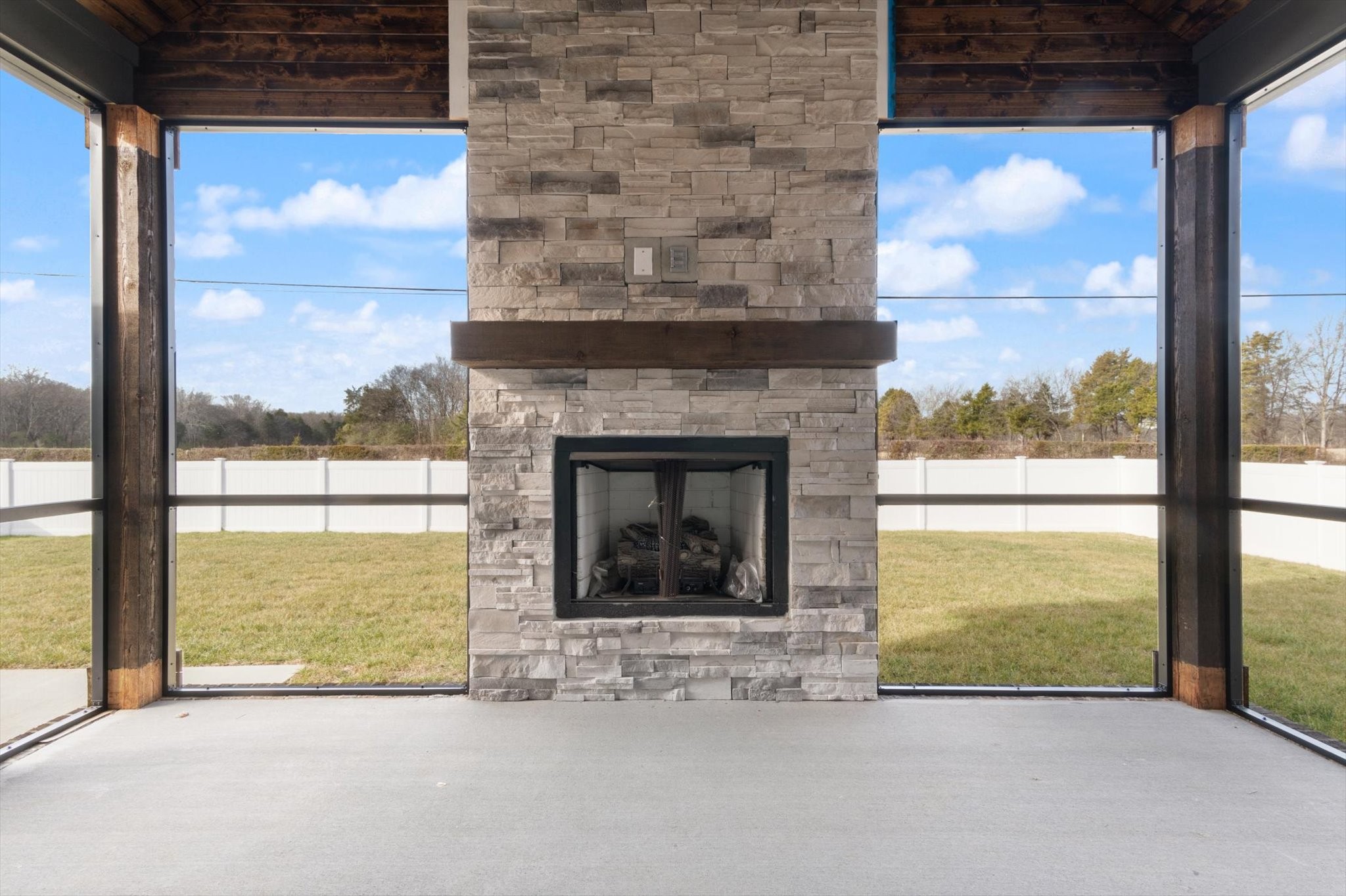 2704 Carousel Drive Murfreesboro, TN 37128 - Photo 15 of 17 a view of an empty room with a fireplace