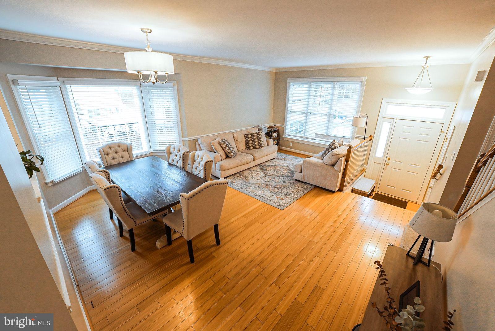3643 Ransom Place Alexandria, VA 22306 - Photo 9 of 13 a living room with furniture and a wooden floor