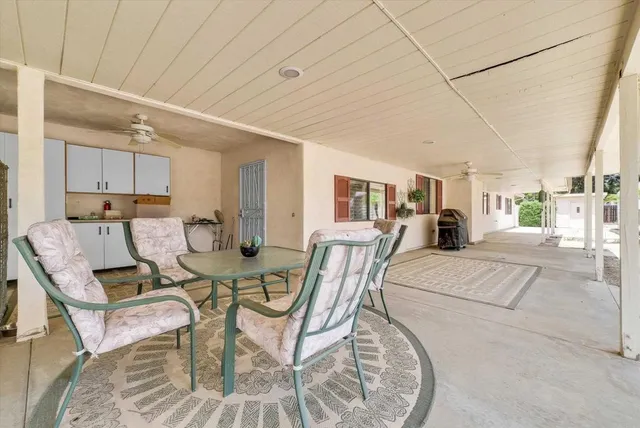 front view of a building with a street view