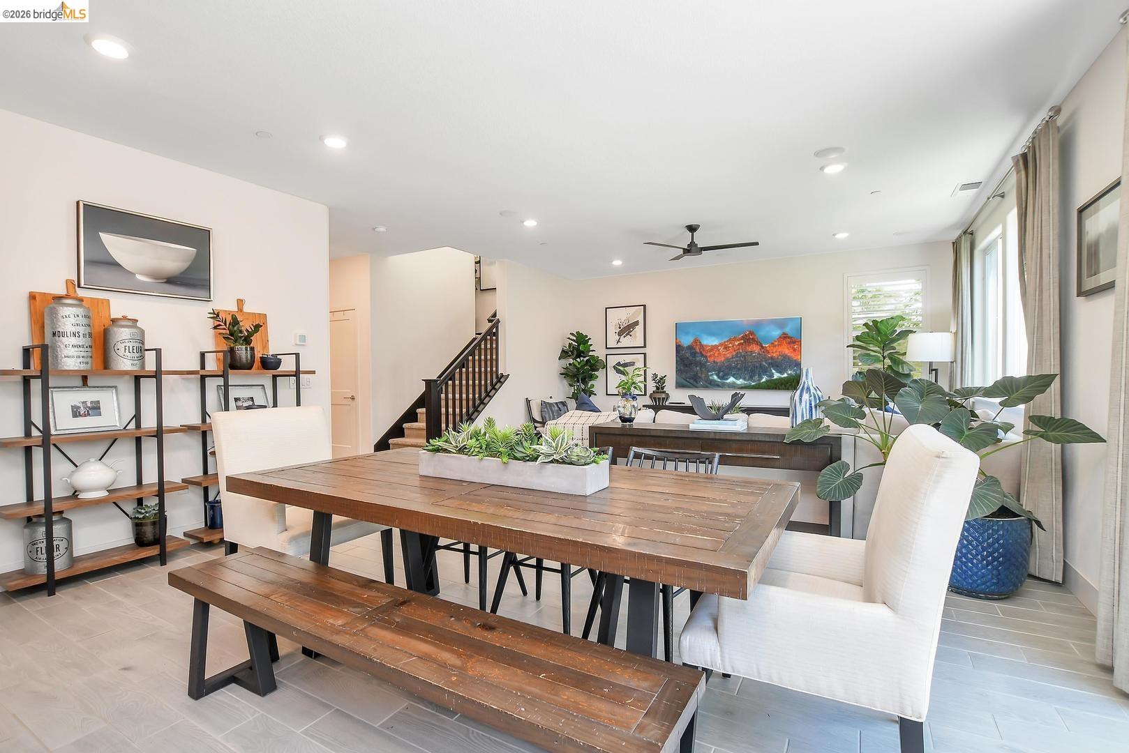829 Hardcastle Ranch Road Oakley, CA 94561 - Photo 13 of 42 Recessed lighting illuminates the open-concept living space with a ceiling fan