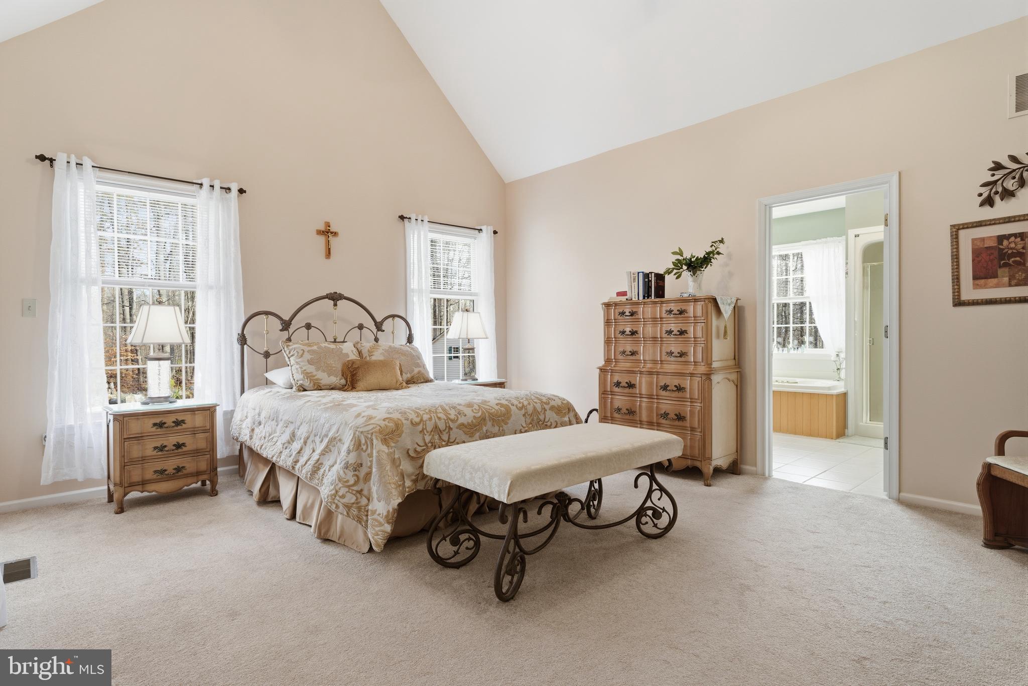 52 Harrisburg School Road Quakertown, PA 18951 - Photo 19 of 32 a bedroom with a bed and a table in it