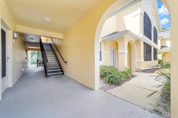 a view of an entryway with staircase